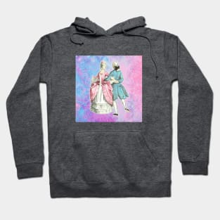 French nobility dance watercolor Hoodie